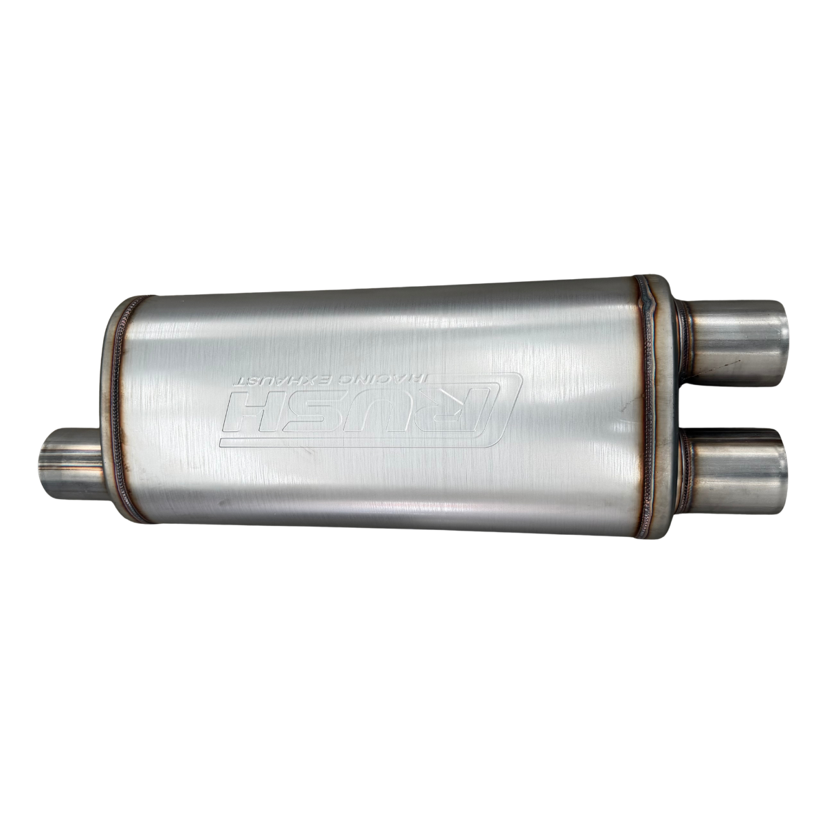 Resonador Deportivo Alto Flujo Rush Tipo Camaro Inoxidable