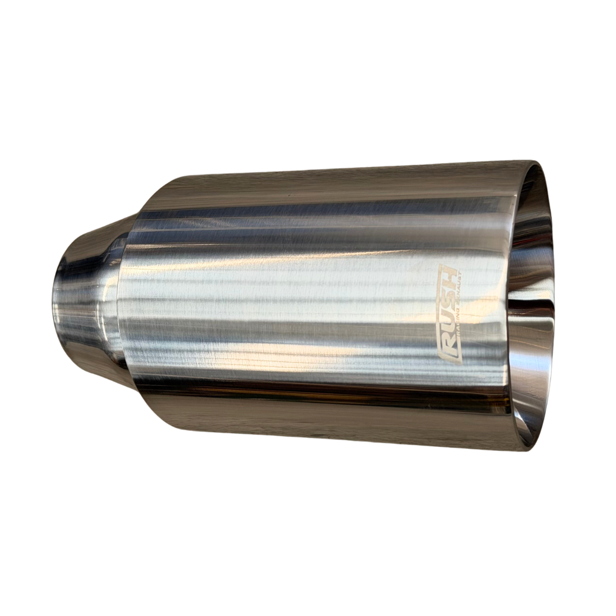 Colilla Punta De Escape 4" Rush Acero Inoxidable R-013C