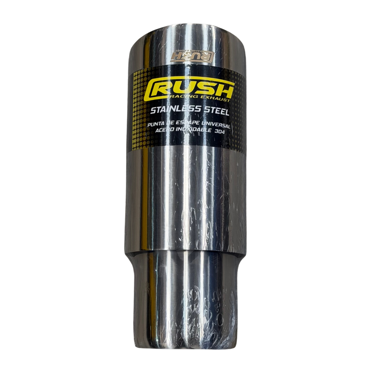 Colilla Punta De Escape 3" Rush Acero Inoxidable R-013A