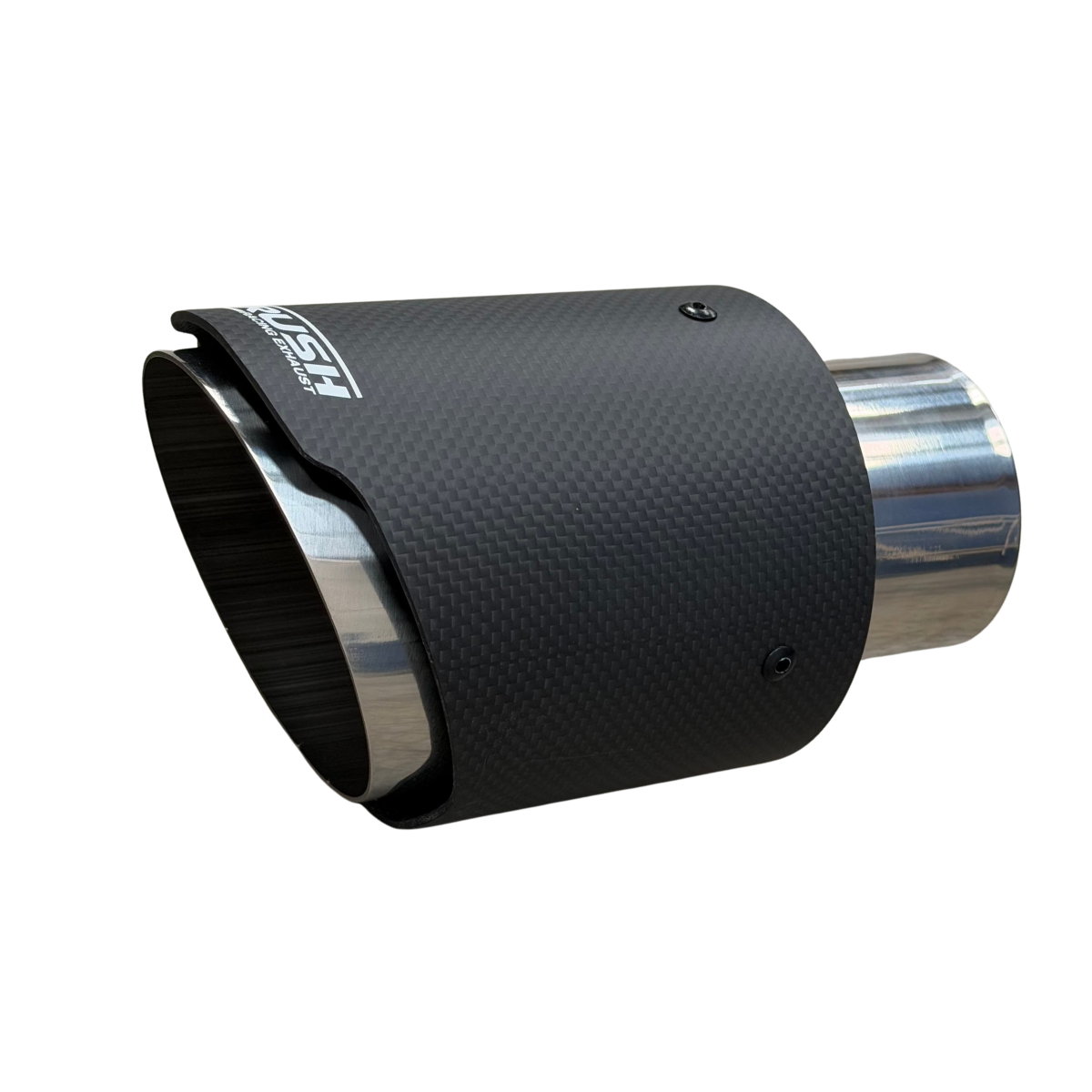 Colilla Terminal Punta Escape 4 Rush Fibra Carbono Real