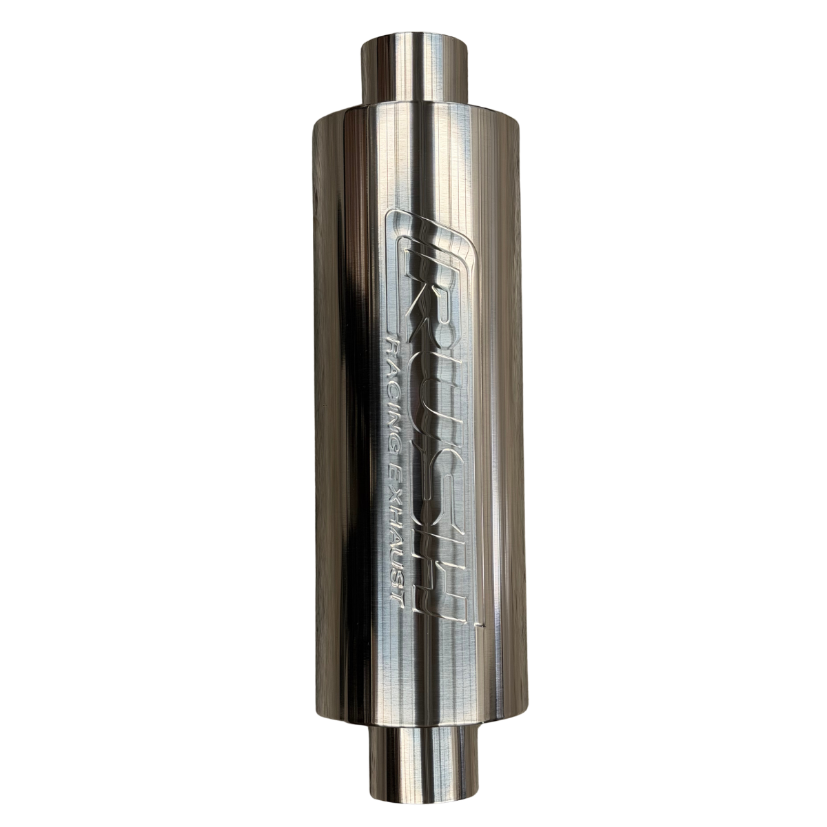 Mofle Escape Resonador Deportivo Rush Inoxidable Largo 14
