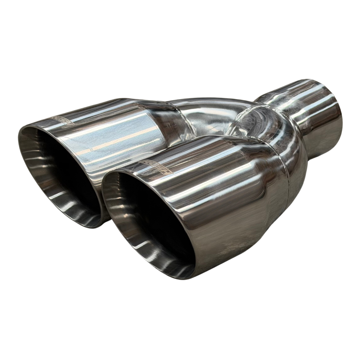 Punta Colilla Terminal Escape Doble Rush 3.5 In Acero Inox R-253510D