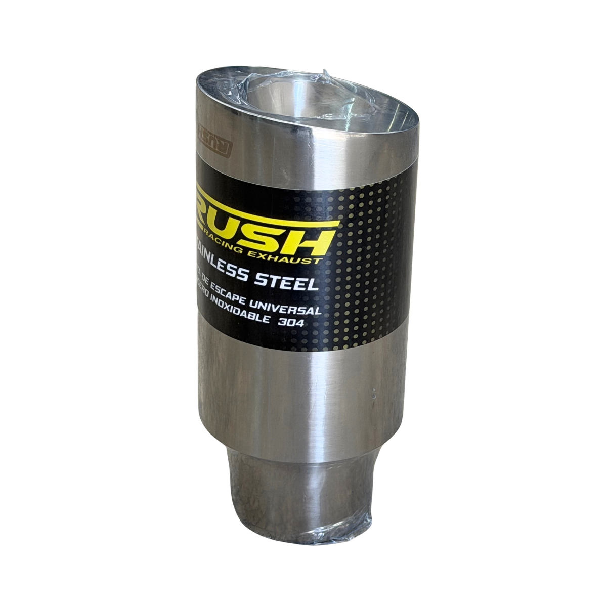 Colilla Punta De Escape 3.5" Rush Acero Inoxidable R-013B