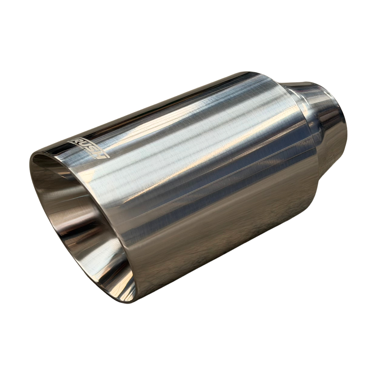 Colilla Punta De Escape 4" Rush Acero Inoxidable R-013C