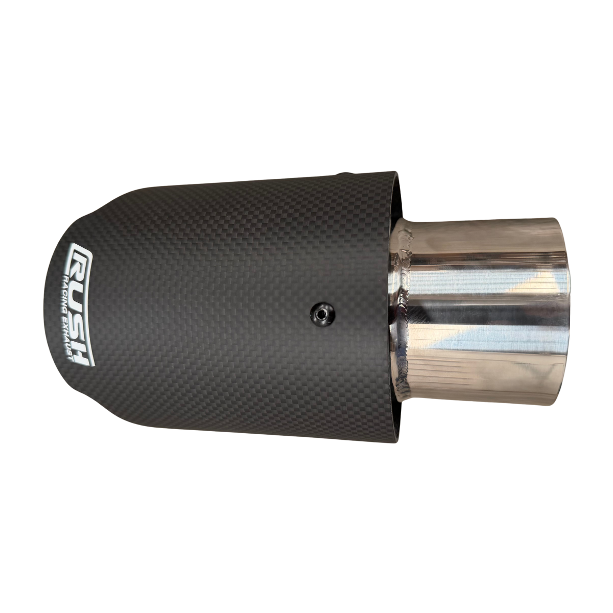 Colilla Terminal Punta Escape 4 Rush Fibra Carbono Real