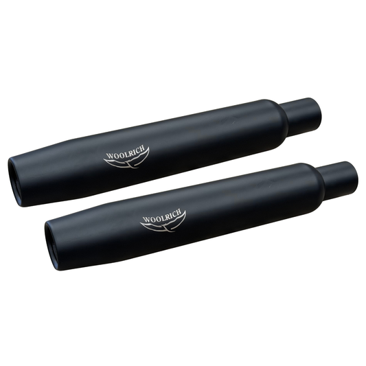 Par de Escapes para Motocicleta Tipo Chopper Flujo Directo WAI-200 Corto Negro